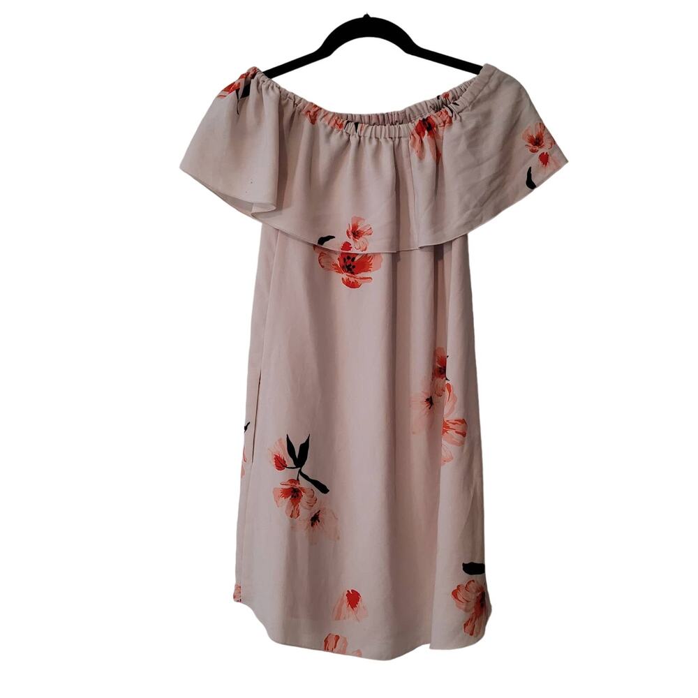 Aritzia Wilfred Meachatel Off Shoulder Floral Mini Dress -Size: XS